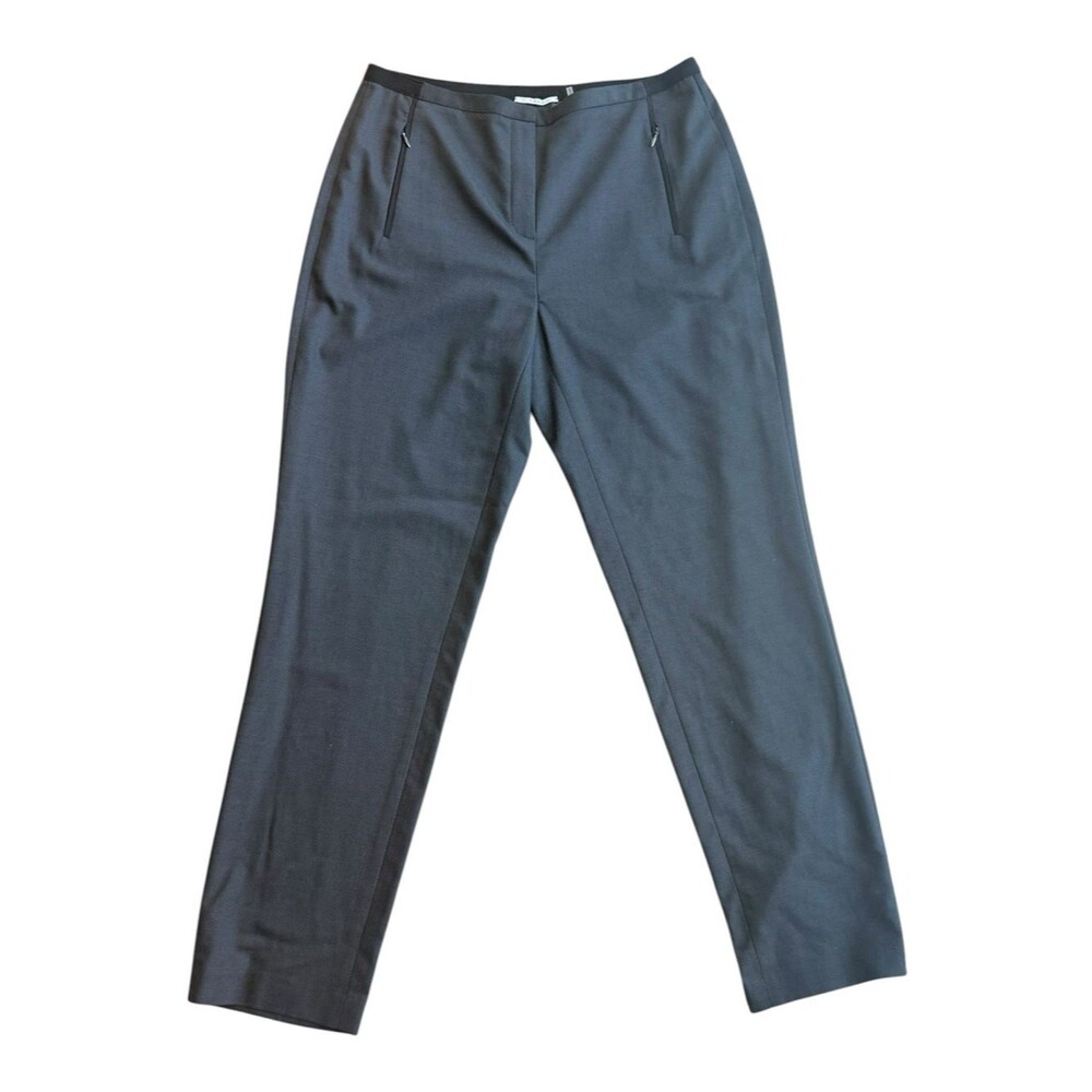 T Tahari Dark Gray Josie Pull-On Zip Pocket Trouser Dress Pants. 10. NEW.